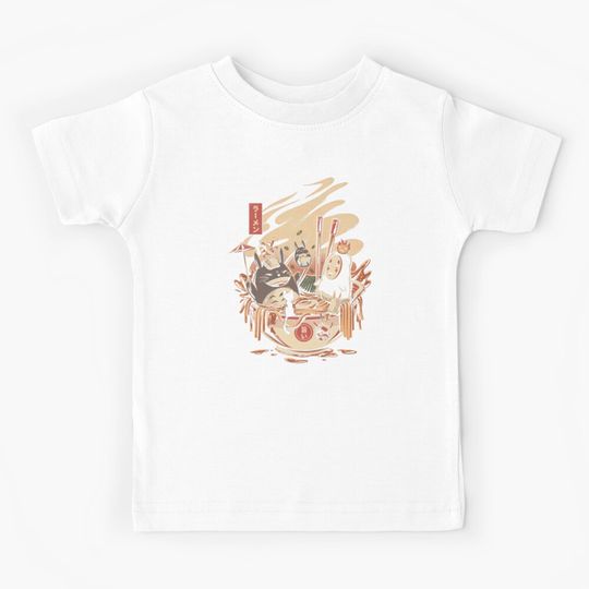 Funny Ramen Kids T-Shirt