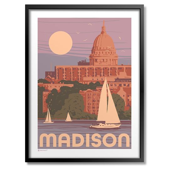 Discover Madison Sailing Print