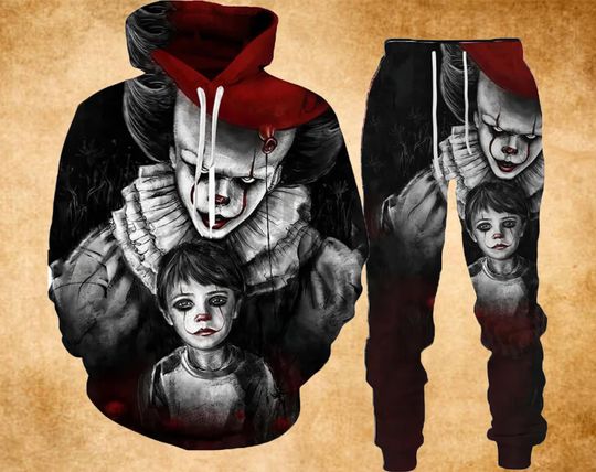 Vintage IT Chapter Two 3D Hoodie and Leggings Set