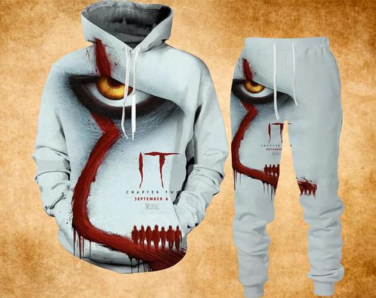 Discover Face It Chapter Two Halloween 3D Hoodie And Leggings Set, It Chapter Two 3D Hoodie And Leggings Set, Lover It Chapter Two 3D Hoodie.