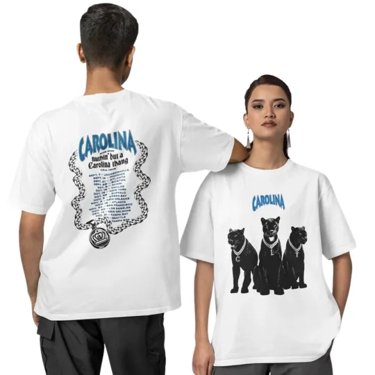 Discover Carolina Thang Tour 2025-2026 Two Sided Concert Unisex T-Shirt