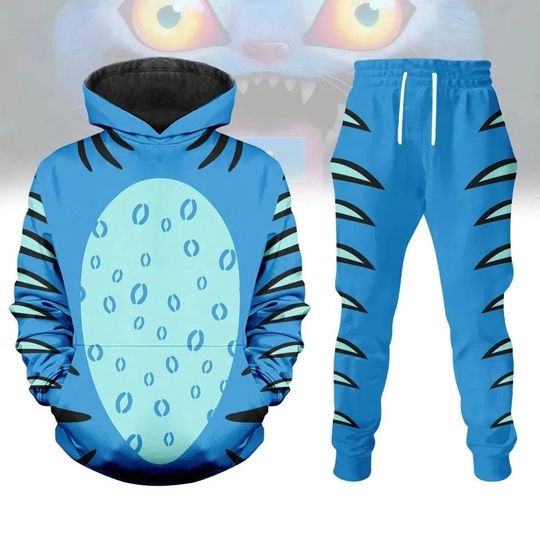 Discover Happy Halloween 3D Hoodie And Leggings Set, Kpop Demon Hunters 3D Hoodie And Leggings Set, Derpy Tiger Anime 3D Hoodie, Kpop Cosplay Gift.