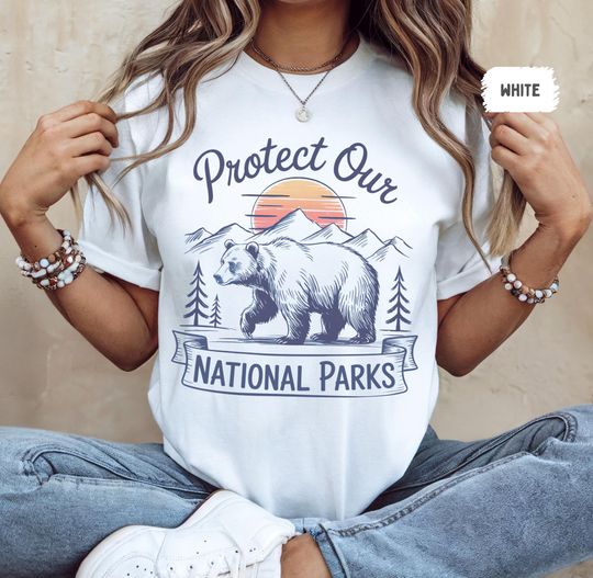 Discover National Parks T-Shirt, Outdoor Adventure Tee, Nature Lover Shirt, Hiking Apparel, Conservation Clothing