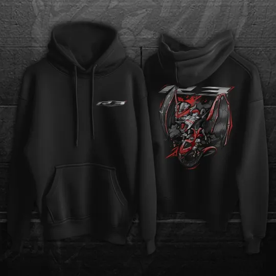 Discover Yamaha R3 2015-2018 Dragon Motorcycle Hoodie for Riders, YZF-R3