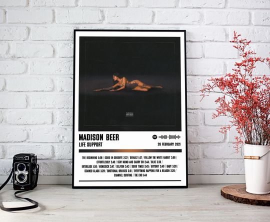 Discover Madison Beer Poster Print, Life Support Album Poster