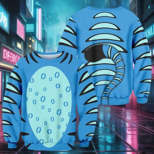 Discover Happy Halloween 3D Sweatshirt, Kpop Demon Hunters 3D Sweatshirt, Derpy Tiger Anime 3D Sweatshirt