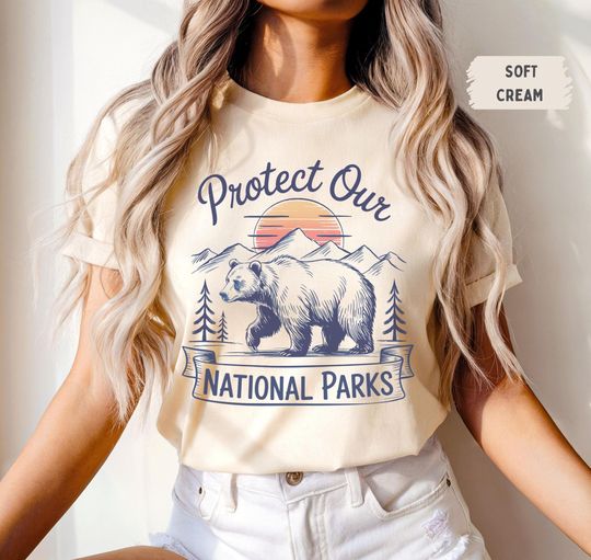 Discover National Parks T-Shirt, Outdoor Adventure Tee, Nature Lover Shirt, Hiking Apparel, Conservation Clothing