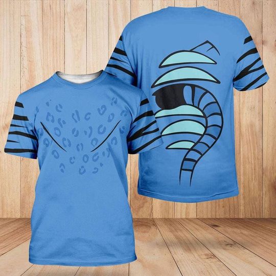 Happy Halloween 3D T-Shirt, Kpop Demon Hunters 3D Tee, Derpy Tiger Anime 3D T-Shirt