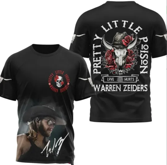 Warren Zeiders Pretty Little Poison AOP 3D T-Shirt