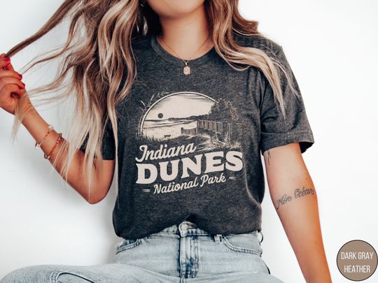 Discover Vintage Indiana Dunes National Park shirt, Retro Indiana tshirt, Indiana Dunes National Park gifts, Indiana Souvenir Sweatshirt, Hiking&nbsp;gift