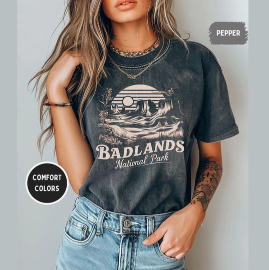 Badlands National Park T-Shirt, Nature Lover Gift, Mountain Shirt