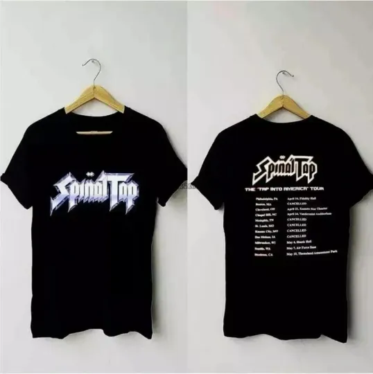 Discover VINTAGE SPINAL TAP TOUR Band Music Shirt Unisex Gift All Fans S-5XL