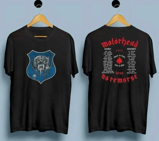 VTG Motorhead 1984 No Remorse October November Tour T-shirt