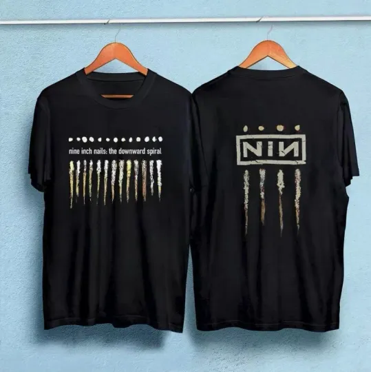 Discover Nine Inch Nails Downward Spiral Tour Vtg 1994 T-Shirt