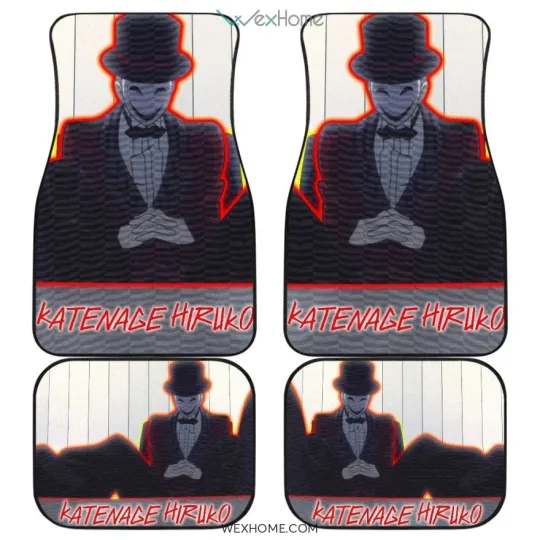 Discover Devil Kagetane Hiruko Car Floor Mats Horror Anime Black Bullet Design Decor