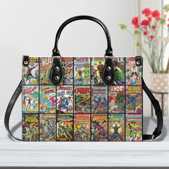 Discover Vintage Comic Book Handbag, Retro Superhero for Women