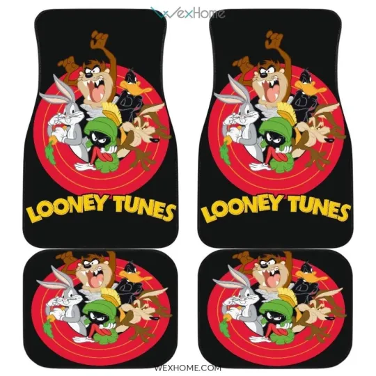 Looney Tunes Friends Car Floor Mats Cartoon Fan Gift Unique Car Interior Decor