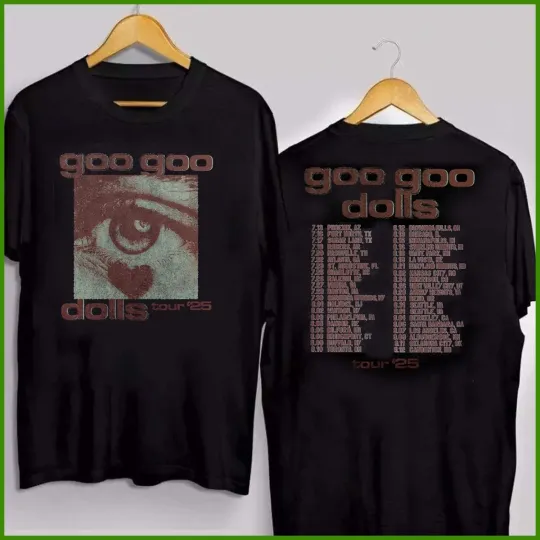 Discover HOT 2025!! Goo Goo Dolls Summer Anthem 2025 Tour Merch reprint T-Shirt