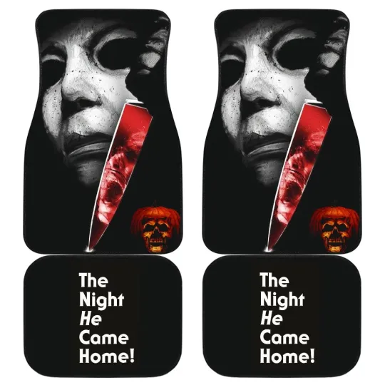 Discover Michael Myers Bloody Knife Car Mats Halloween Gift The Night He Came Home SUV