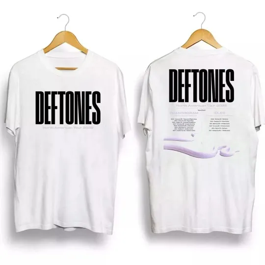 Unisex Deftone North American tour 2025 T-shirt