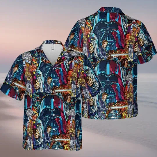Discover Disney Darth Vader Hawaiian Shirt, Star Wars Button Shirt