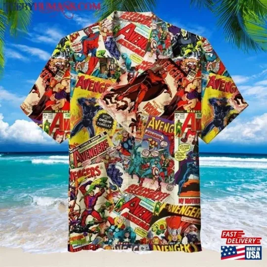 Discover Marvel Avengers Hawaiian Shirt, Super Hero Shirt