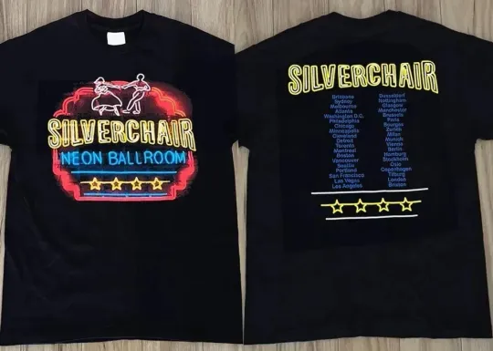 Discover Silverchair Neon Ballroom Album Music Tour T-Shirt