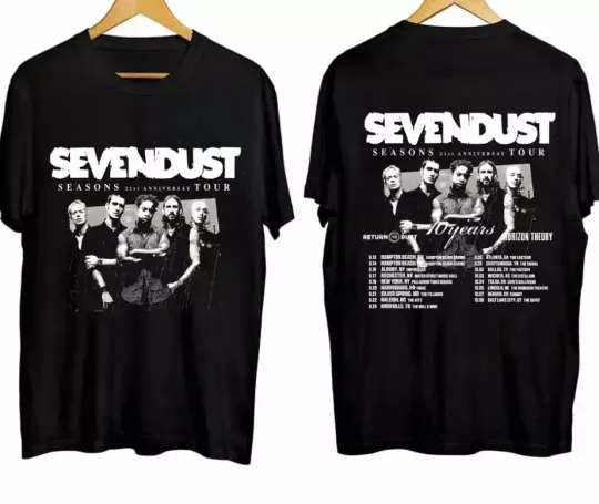Discover Sevendust - Season 21st Anniversary Tour 2024 T-shirt