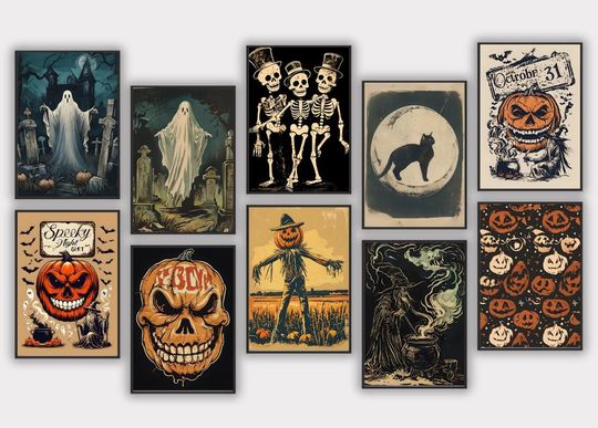 Discover halloween  wall art | halloween decor | halloween poster | halloween print | halloween