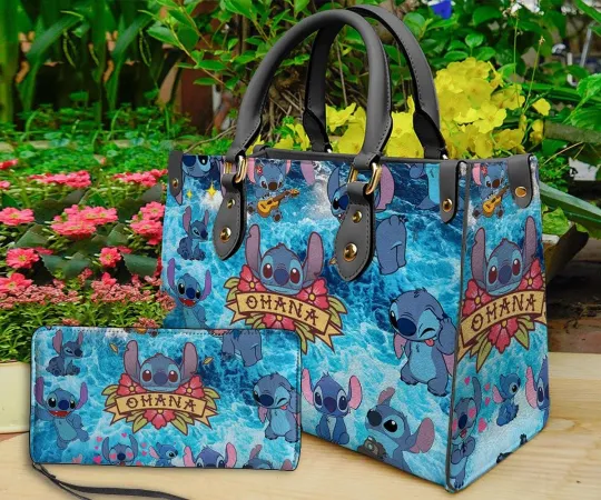 Discover Personalized Stitch Leather Handbag, Stitch Handbag, Shoulder Bag, Crossbody