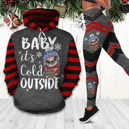 Discover Hollow Hoodie 3D or Legging for Fan /Baby Sloths-For Women