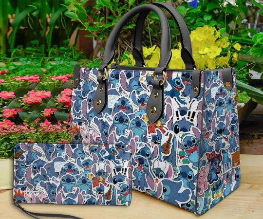 Discover Personalized Stitch Leather Handbag, Stitch Handbag, Shoulder Bag, Crossbody