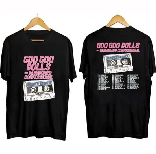Discover Goo Goo Dolls Summer Anthem Tour 2025 T-Shirt