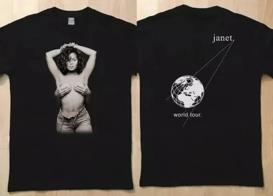 1993 Janet Jackson World Tour Topless T-Shirt