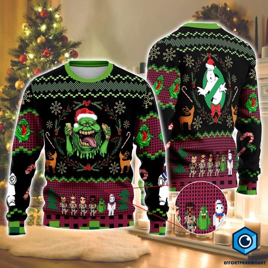 Discover Bustin Ghostbusters Ugly Christmas Sweater Ghostbusters Ugly Christmas Sweater, Bustin Sweater, Ugly Christmas Sweater, Christmas Party