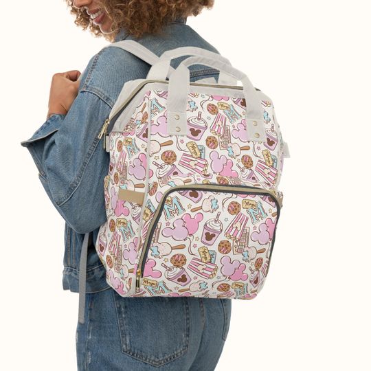 Discover Disney Snacks Diaper Backpack, Disney Diaper Bag
