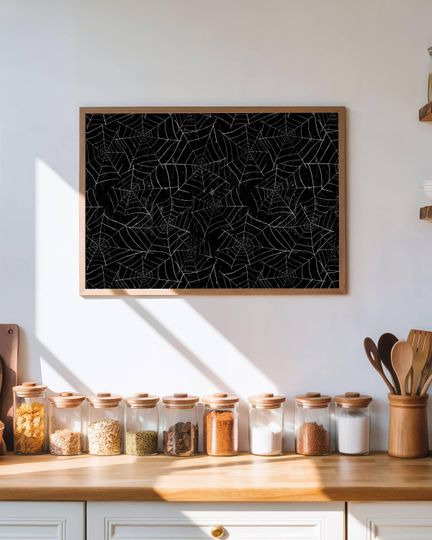 Discover Spiderweb Halloween Print Halloween Decoration   Wall Art Print Fall Decor Halloween Bedroom Decor Trendy Wall Art Kitchen