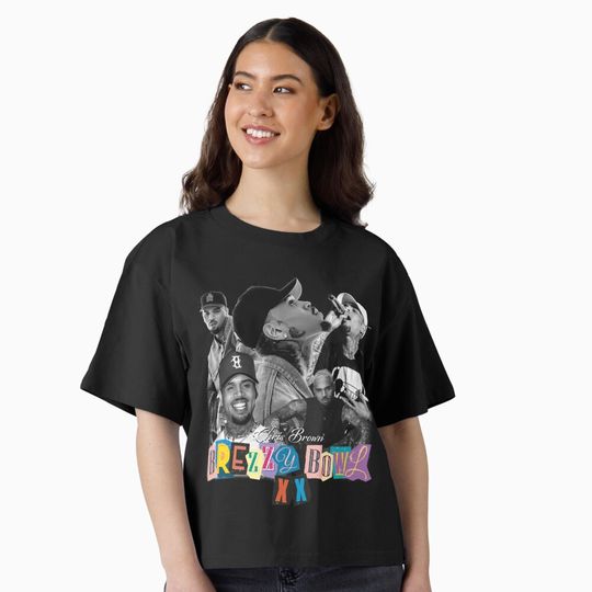 Discover Chris Brown Breezy Bowl Tour Classic Boxy T-Shirt