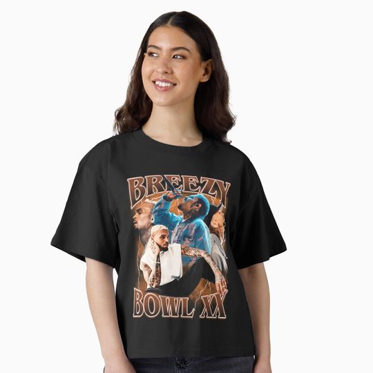 Discover Breezy Bowl XX Vintage Music Chris Brown Album T-Shirt