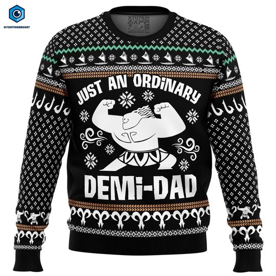 Discover Demi Dad Moana Ugly Christmas Sweater, Just An Ordinary Demi Dad Sweater, Moana Christmas Sweater, Disneyland Christmas, Gifts for Him