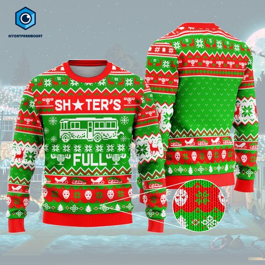Discover Christmas Vacation Shitter's Full Ugly Christmas Sweater Red, National Lampoon's Ugly Christmas Sweater, Christmas Gift, Xmas Sweater