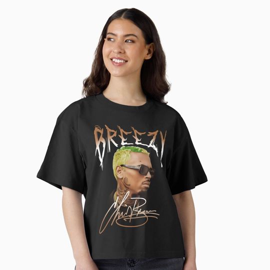 Breezy Bowl Xx Singer Music Chris Brown Vintage Boxy T-Shirt