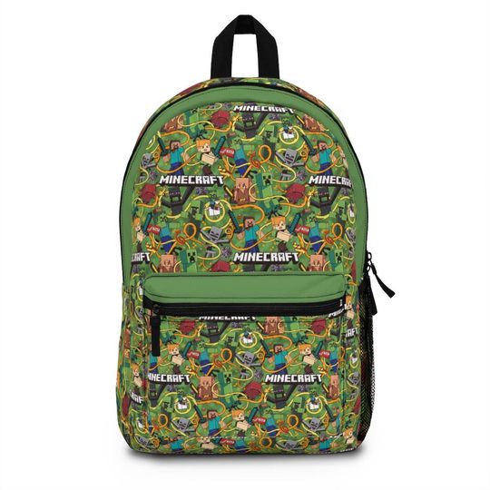 Mine Craft Backpack, School Bag for Kid