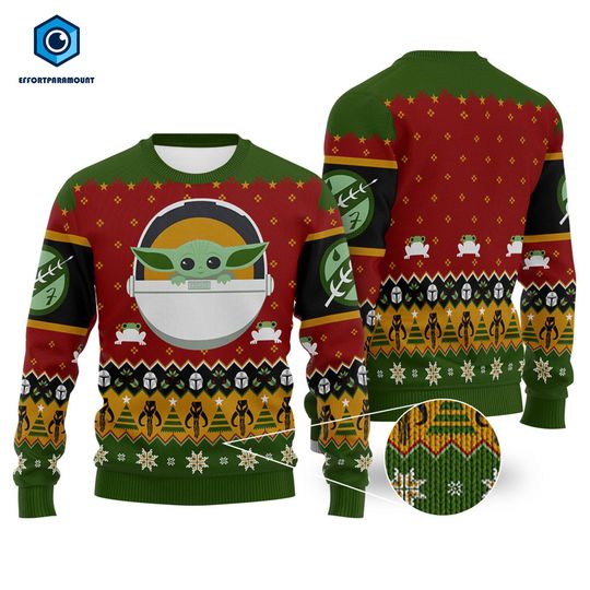 Discover Yoda Ugly Xmas Sweatshirt, Yoda Christmas Sweater, Darth Vader The Mandalorian Sweatshirt, Yoda The Mandalorian Sweater