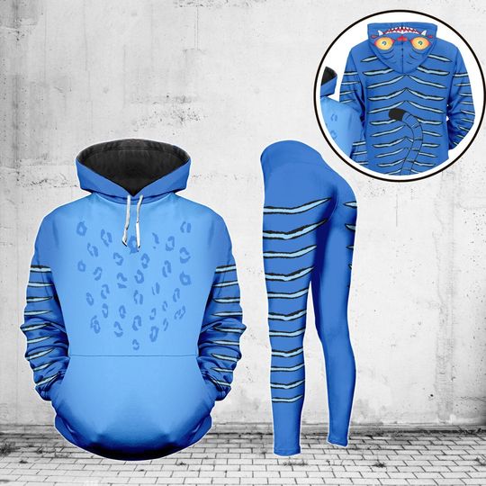 Derpy Tiger Costume Hoodie Leggings, Kpop Demon Hunters Costume Hoodie, Costume Tiger Sweatshirt, Huntrix Kpop Movie Cosplay Outfits