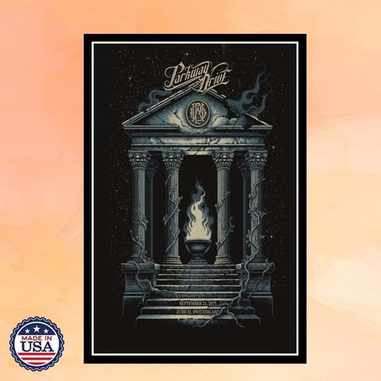 Discover Parkway Drive Zurich Switzerland Sep 2025 Tour Vertical Poster