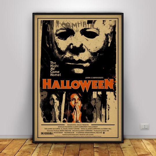 Discover Halloween Poster | Loomis Wall Art | Home Decor | Kraft Paper Print | Gift Poster | Movie Poster