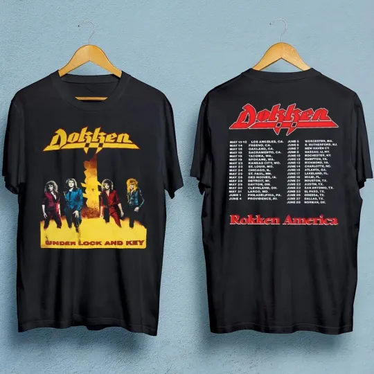 Discover Dokken band Tour Dates T-shirt