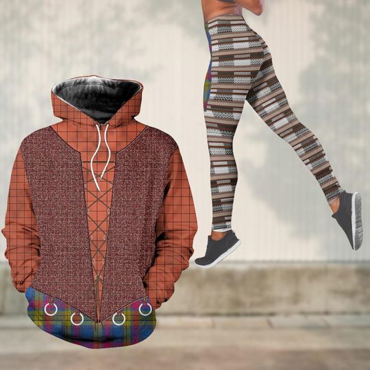 Halloween Mary Sanderson Hoodie Leggings, Hocus Pocus Costume 3D Hoodies, Sanderson Witches Leggings, Spooky Season Gift For Her