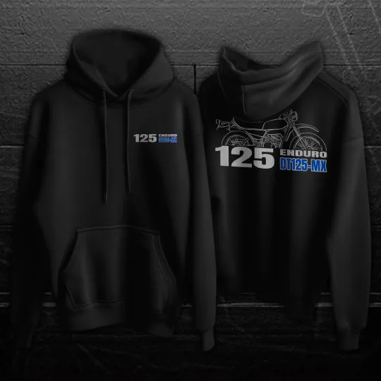 Discover For Yamaaha DT125 MX 1977-1981 fans - Motorcycle Hoodie
